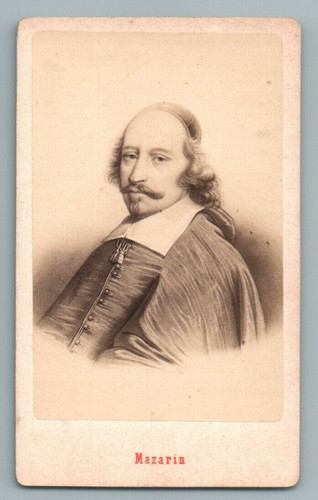 Cdv cardinal mazarin naples - mazarin,