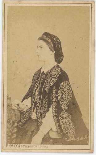 Cdv circa 1865 marie - cdv, 1865.