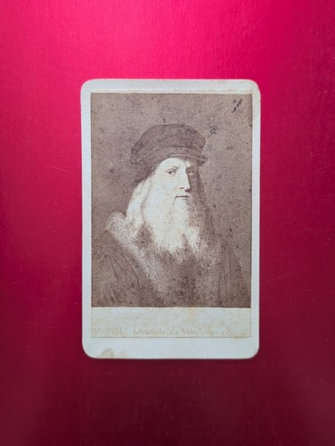 Leonardo vinci 1865 cdv - leonardo, da