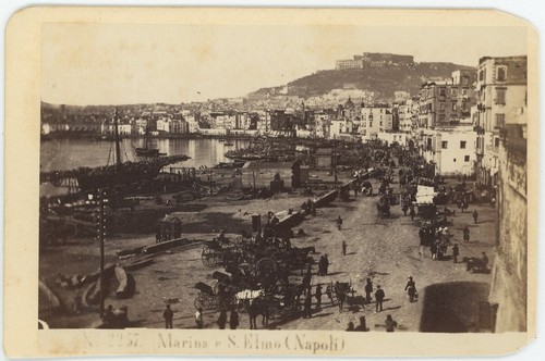 Cdv sommer circa 1870 naples - cdv,
