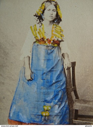 Photo cdv rehaussée - ,